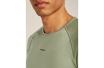 Image of Icebreaker Merino 260 ZoneKnit Long Sleeve Crew Thermal Top - Mens, Loden/Lichen/CB, Large, IB0A57CI0JFL