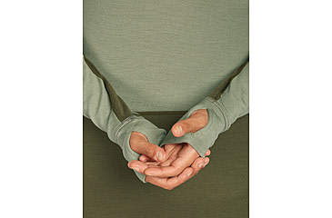 Image of Icebreaker Merino 260 ZoneKnit Long Sleeve Half Zip Thermal Top - Mens, Loden/Lichen/CB, Extra Large, IB0A57CJ0JFXL
