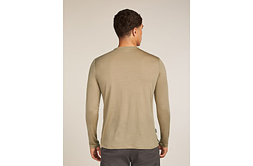 Image of Icebreaker Merino Blend 125 Cool-Lite Sphere Long Sleeve Tee - Mens, Flagstone, Extra Large, IB0A56ZL0GXXL