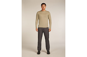 Image of Icebreaker Merino Blend 125 Cool-Lite Sphere Long Sleeve Tee - Mens, Flagstone, Extra Large, IB0A56ZL0GXXL