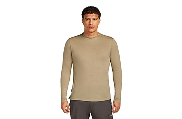 Image of Icebreaker Merino Blend 125 Cool-Lite Sphere Long Sleeve Tee - Mens, Flagstone, Extra Large, IB0A56ZL0GXXL