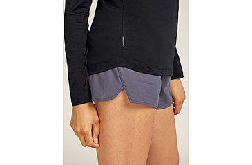 Image of Icebreaker Merino Blend 125 Cool-Lite Sphere LS T-Shirt - Womens, Black, Small, IB0A56ZN001S