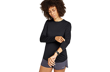 Image of Icebreaker Merino Blend 125 Cool-Lite Sphere LS T-Shirt - Womens, Black, Small, IB0A56ZN001S