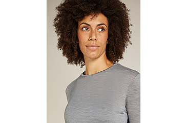 Image of Icebreaker Merino Blend 125 Cool-Lite Sphere LS T-Shirt - Women's, Metro Heather, Small, IB0A56ZN016S