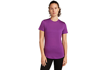 Image of Icebreaker Merino Blend 125 Cool-Lite Sphere SS T-Shirt - Women's, Passion, Extra Small, IB0A56ZO0A3XS