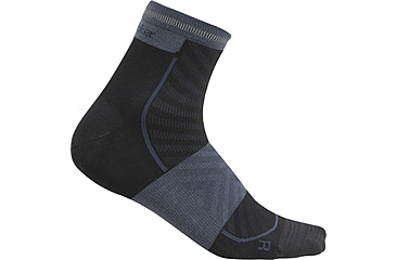 Image of Icebreaker Merino Blend Run+ Ultralight Mini Socks - Mens, Carob/Graphite, Large, IB0A56VI0FFL
