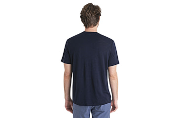 Image of Icebreaker Merino Linen SS Tee - Mens, Midnight Navy, Extra Large, IB0A56OQ401XL