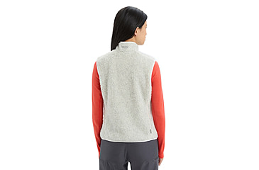 Image of Icebreaker RealFleece Merino High Pile Vest - Womens, Ecru Heather, Extra Small, IB0A56O1116XS