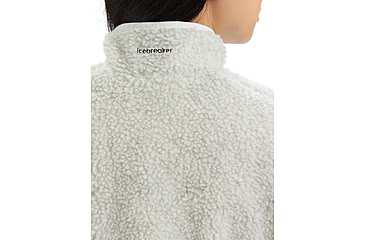 Image of Icebreaker RealFleece Merino High Pile Vest - Womens, Ecru Heather, Extra Small, IB0A56O1116XS