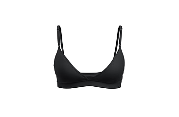 Image of Icebreaker Merino 150 Siren Bra w/ Inserts - Women's, Black, Small, IB104708001S