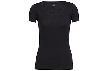 Image of Icebreaker Merino 150 Siren SS Sweetheart - Women's, Black, Large, IB103062001L