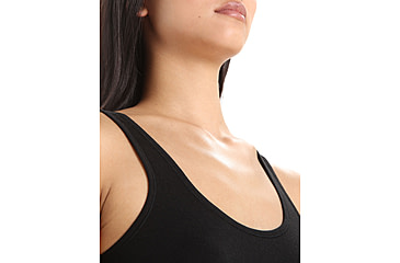 Image of Icebreaker Siren Tank Top - Womens, Black, Small, IB103213001S