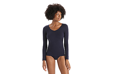 Image of Icebreaker Women Merino 150 Siren LS Sweetheart, Midnight Navy, M, IB103194401M