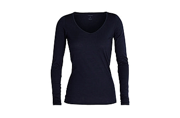 Image of Icebreaker Women Merino 150 Siren LS Sweetheart, Midnight Navy, M, IB103194401M