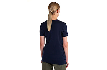 Image of Icebreaker Women Merino 150 Tech Lite SS Tee, Midnight Navy, M, IB0A56Y8401M