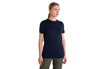 Image of Icebreaker Women Merino 150 Tech Lite SS Tee, Midnight Navy, M, IB0A56Y8401M