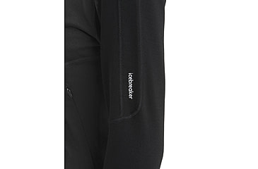 Image of Icebreaker Women Merino 560 Realfleece Elemental LS Zip, Black, M, IBBA56SR001M