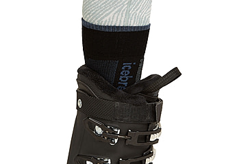 Image of Icebreaker Women Merino Ski+ Light OTC, Black/Dawn/Graphite, L, IB0A573L03QL