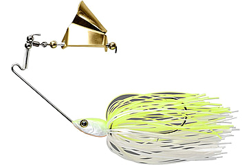 Image of Jackall Lures Jackall Gargle Wire Bait, Chartreuse Back Pearl, 3/8oz, JGARG38-CHBP