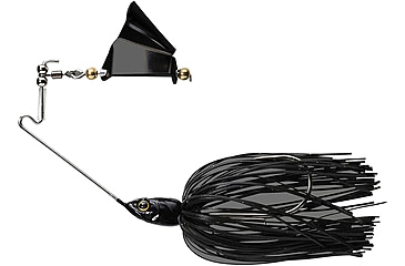 Image of Jackall Lures Jackall Gargle Wire Bait, midnight Black, 3/8oz, JGARG38-MBLK