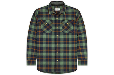 Image of Jetty Mens Breaker Flannel Shirt, Agave, Small, F24BREA-M11002AGV-S