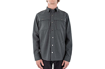 Image of Jetty Mens Maverick Jacshirt, Charcoal, Small, F24MAVE-M42002CHR-S