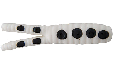 Image of Johnson Nickel Blade Hard Bait, 1/4 oz, 2in / 5cm, Hook Size 4, Nickel Blade, White/Black Spots, 1119472