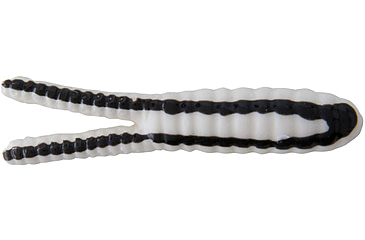 Image of Johnson Nickel Blade Hard Bait, 1/4 oz, 2in / 5cm, Hook Size 4, Nickel Blade, White/Black Stripe, 1119473