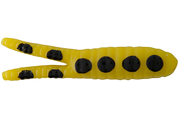 Image of Johnson Nickel Blade Hard Bait, 1/16 oz, 1 1/8in / 3cm, Hook Size 1, Nickel Blade, Yellow/Black Spots, 1119422