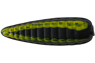 Image of Johnson Beetle Spin Jig, Nickel Blade, 1in, 1/32oz, 4 Pack, Black/Yellow Stripe, 1062245