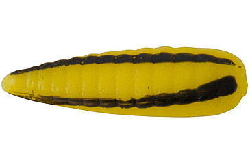 Image of Johnson Beetle Spin Jig, Nickel Blade, 1in, 1/32oz, 4 Pack, Yellow/Black Stripe, 1062253