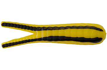 Image of Johnson Beetle Spin, Value Pack, Yellow/Blakc Stripe, 2in, 1/4oz, 2 Pack, Yellow/Black Stripe, 1062263