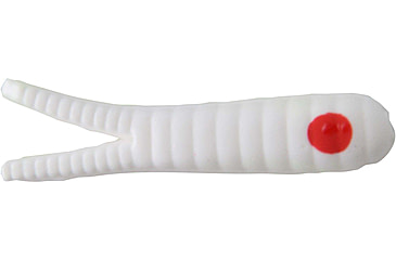 Image of Johnson Beetle Spin, Value Pack, 2in, 1/4oz, 2 Pack, White Red Dot, 1062261