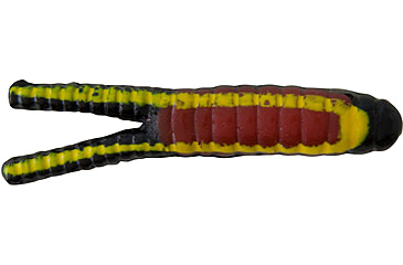 Image of Johnson Beetle Spin, 2in, 1/4oz, 2 Pack, Black Yellow Stripe/Red Belly, 1119461