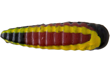 Image of Johnson Jig, Nickel Blade, 1in, 1/32oz, 4 Pack, Black Yellow Stripe/Red Belly, 1119421