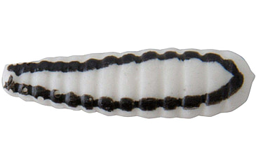 Image of Johnson Jig,Nickel Blade, 1in, 1/32oz, 4 Pack, White/Black Stripe, 1119433