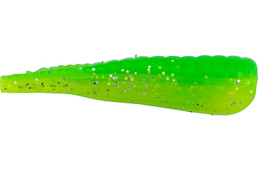 Image of Johnson Nickel Blade, 1 1/2in 1/8oz, 1 Rigged plus 2 Bodies, Green - Chartreuse Sparkle, 1502344