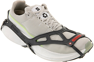 Image of Kahtoola NANO Spikes V2 Footwear Traction System, Charcoal/Red, Medium, KT05108