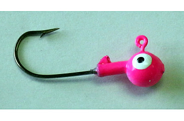Image of Kalins Fishing Kalin Roundhead Jig, 1/16oz, Size 4 Hook, Pink, 10/Pack, RH16-10
