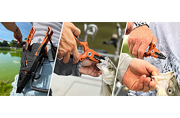 Image of Kast King Gila Aluminum Straight Nose Plier, Burnt Orange, 7.5in, KKTATLSPLR8SALGIBTO