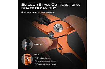 Image of Kast King Gila Aluminum Straight Nose Plier, Burnt Orange, 7.5in, KKTATLSPLR8SALGIBTO