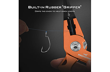 Image of Kast King Gila Aluminum Straight Nose Plier, Burnt Orange, 7.5in, KKTATLSPLR8SALGIBTO