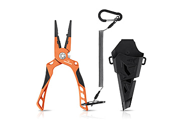 Image of Kast King Gila Aluminum Straight Nose Plier, Burnt Orange, 7.5in, KKTATLSPLR8SALGIBTO