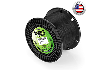 Image of Kast King Hammer Braided Fishing Line, Black, 40 lb/150 yd, KKLIBRDHM150YBK40