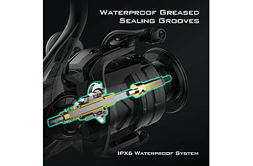 Image of Kast King Kapstan Elite High Speed Saltwater Spinning Reel, 6.2:1, 13.9oz, KKRLSPNKPEHSS30