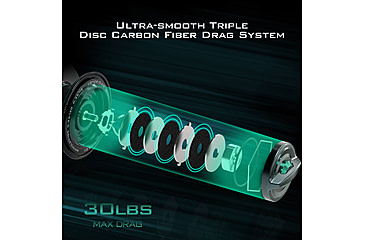 Image of Kast King Kapstan Elite High Speed Saltwater Spinning Reel, 6.2:1, 13.9oz, KKRLSPNKPEHSS30