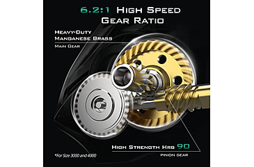 Image of Kast King Kapstan Elite High Speed Saltwater Spinning Reel, 6.2:1, 13.9oz, KKRLSPNKPEHSS30