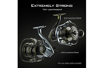 Image of Kast King Kapstan Elite Saltwater Spinning Reel, 5.7:1, 13.9oz, KKRLSPNKPS30GM