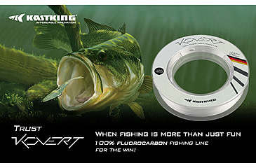 Image of Kast King Kovert Fluorocarbon Fishing Line, Clear, 10 lb/200 yd, KKLIFLOKO200YCL10