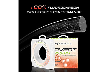 Image of Kast King Kovert Xtreme Fluorocarbon Fishing Line, Clear, 4 lb/200 yd, KKLIFLOKX200YCL4